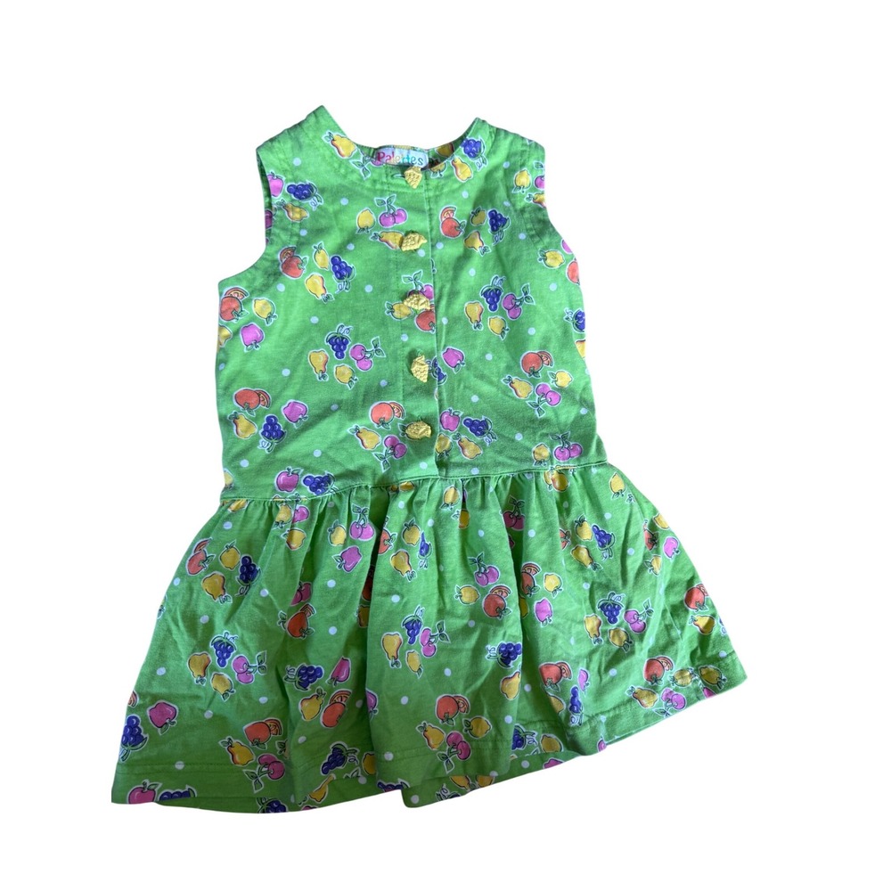 Vintage Palettes 90s fruit print girls dress